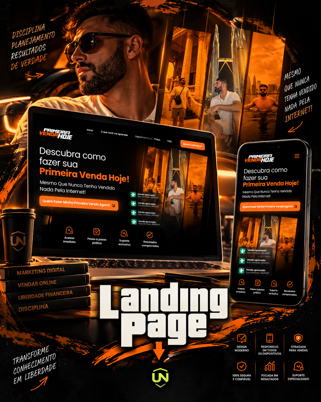 Capa do projeto Landing Page Primeira Venda Hoje