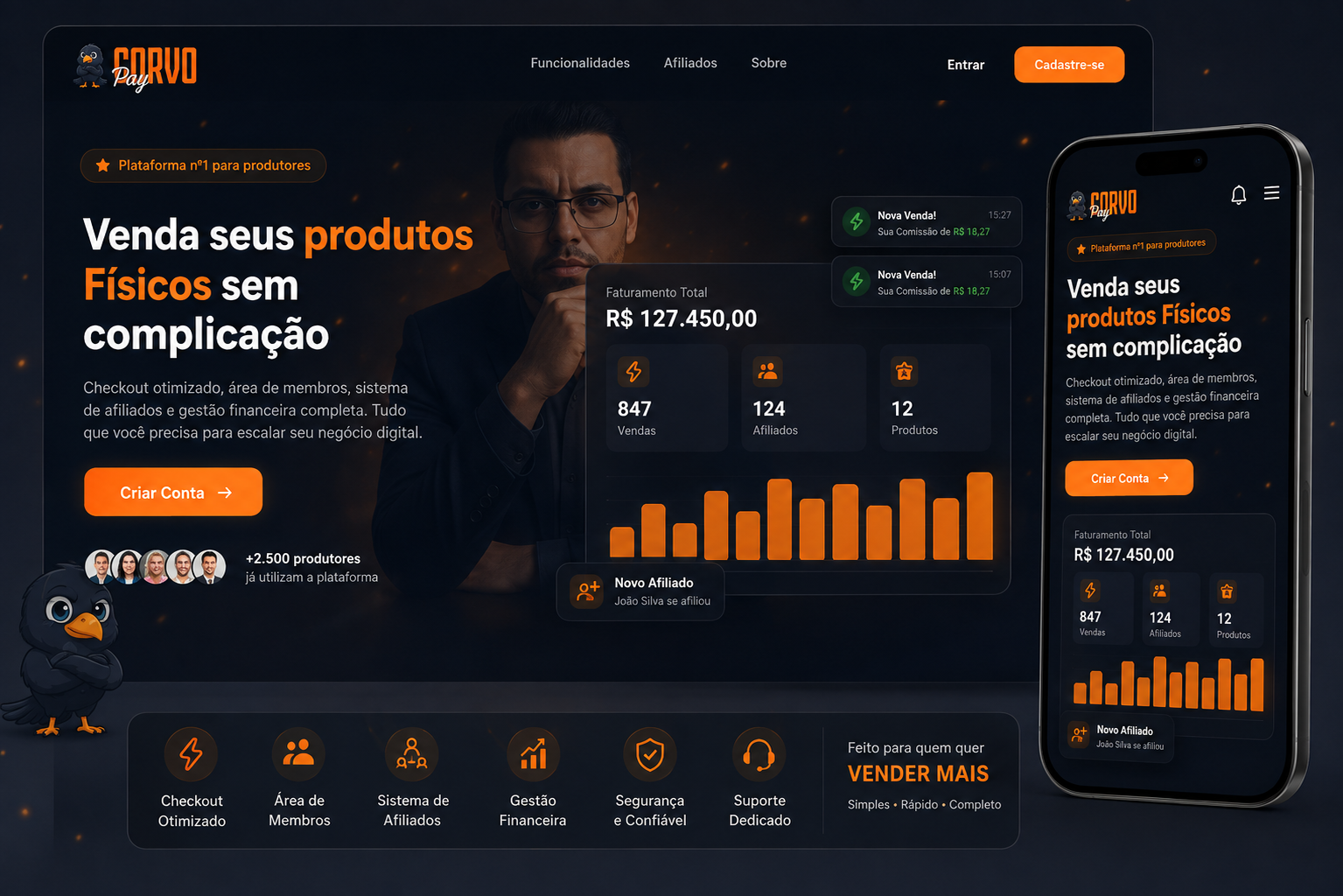 Capa do projeto Corvo Pay
