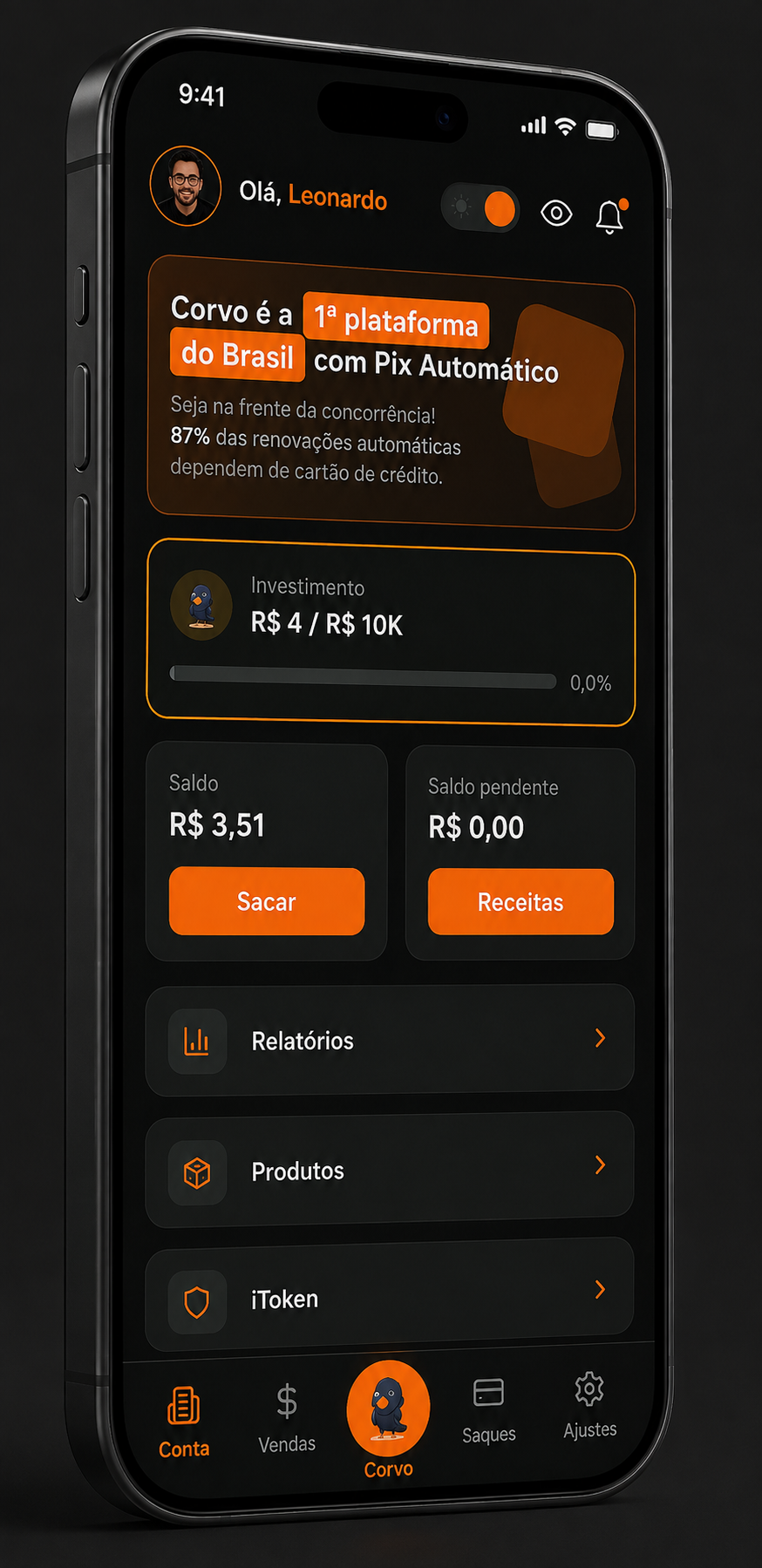 Capa do projeto Corvo Pay